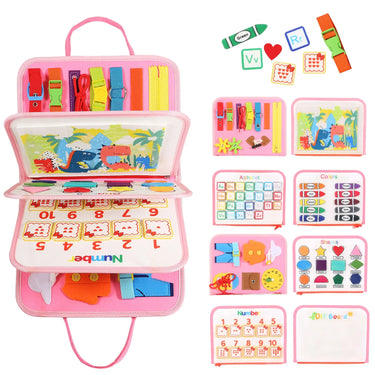 BusyBuddy | Entdecken und Lernen - Montessori Aktivitätenboard für Kleinkinder